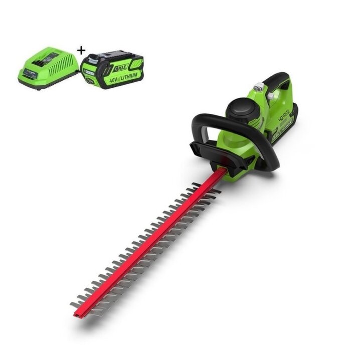 Greenworks 40 Volt Akku-Heckenschere G40HT61K4