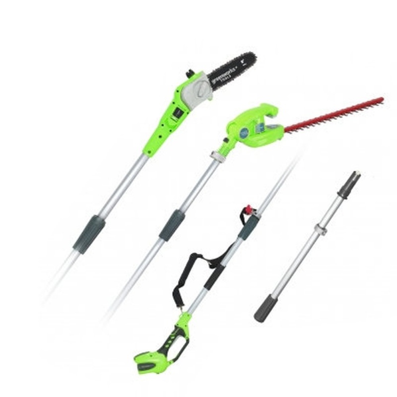 Greenworks 40 Volt Akku-Astsäge Heckenschere G40PSH