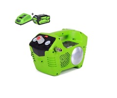 Greenworks 40 Volt Batteriekompressor G40ACK 4