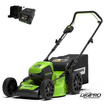 greenworks 60 Volt accu grasmaaier GD60LM46HPK4