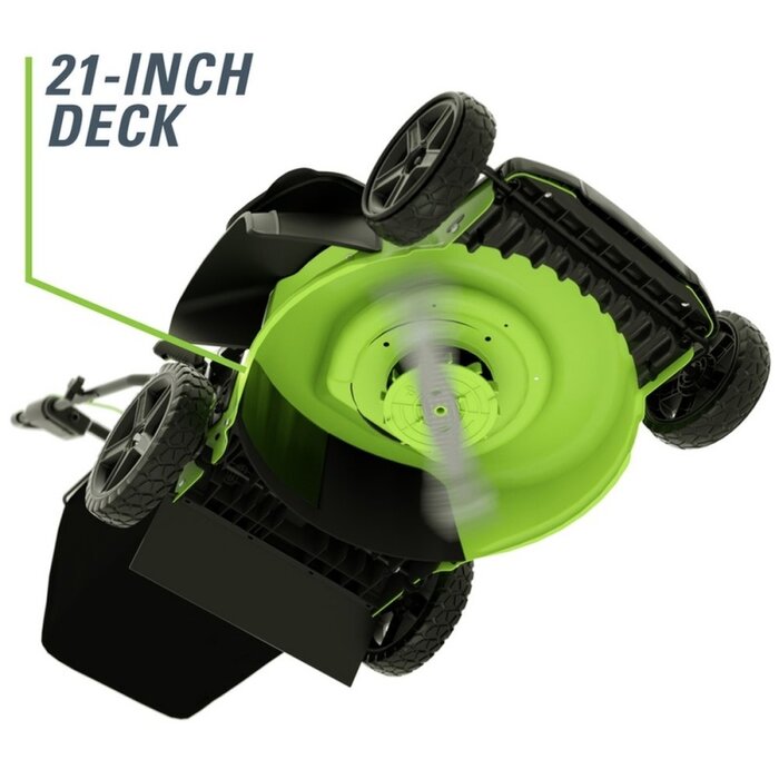 Greenworks 60 Volt Akku-Rasenmäher GD60LM46SPK2X