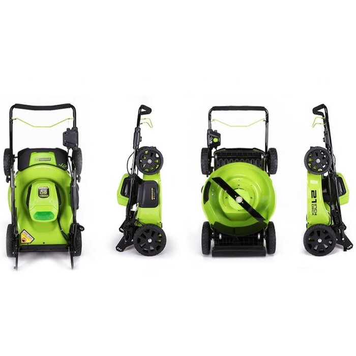 Greenworks 60 Volt accu grasmaaier GD60LM51SPK4 incl accu en lader