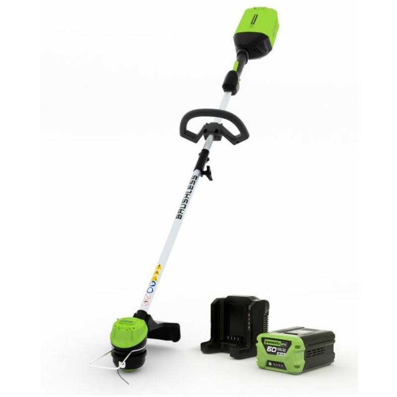 Greenworks 60 Volt Accu Trimmer GD60LTK2 incl accu en lader