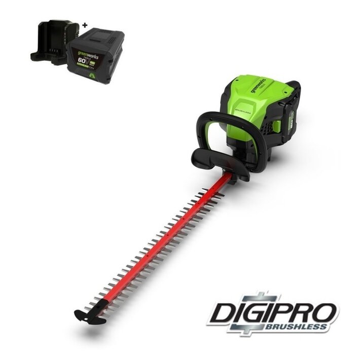 Greenworks 60 Volt cordless hedge trimmer GD60HTK4