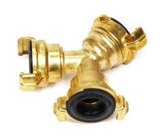 Nize Kupplung Geka Drei-Wege-Messing