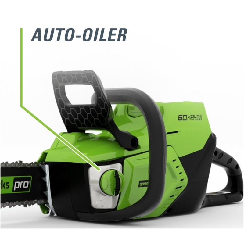 Greenworks 60 Volt cordless chainsaw GD60CS40K2X