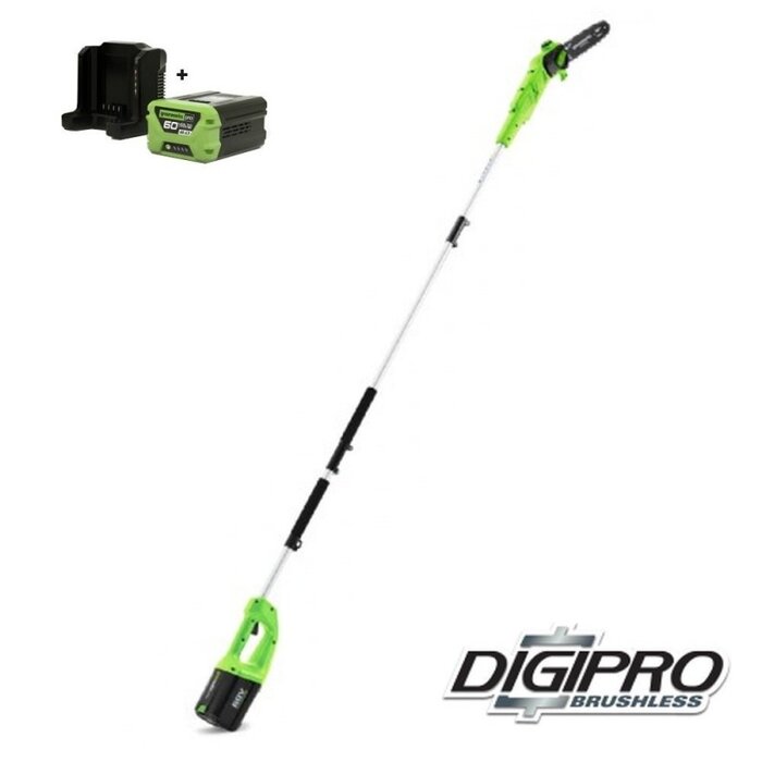 Greenworks 60 Volt Akku-Abzweigsäge GD60PSK2