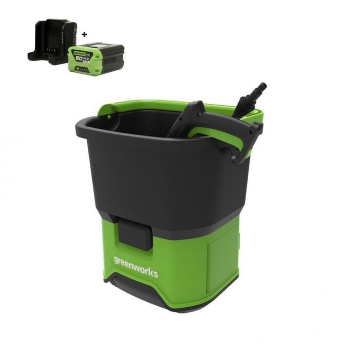 Greenworks Hogedrukreiniger GDC60K2 incl accu en lader