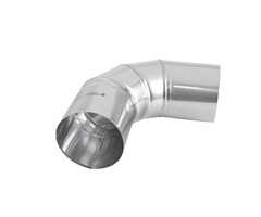 Master Climate Solutions Master Rvs Rookafvoer Kniestuk O200Mm X 90 Graden