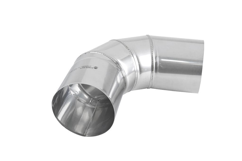 Master Climate Solutions MASTER RVS ROOKAFVOER KNIESTUK O120MM X 90 GRADEN