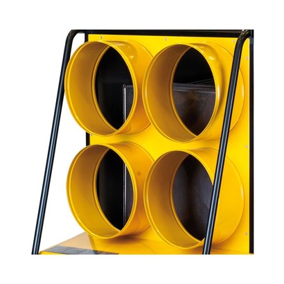 Master Climate Solutions MASTER LUCHTUITLAATPANEEL MET 4 GATEN, 4X270MM