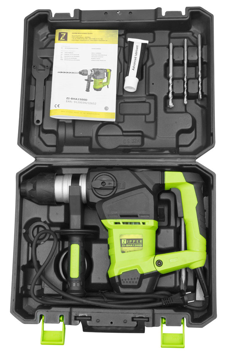 Zipper Machines Austria Kombi-Bohrhammer ZI-BHA1500D