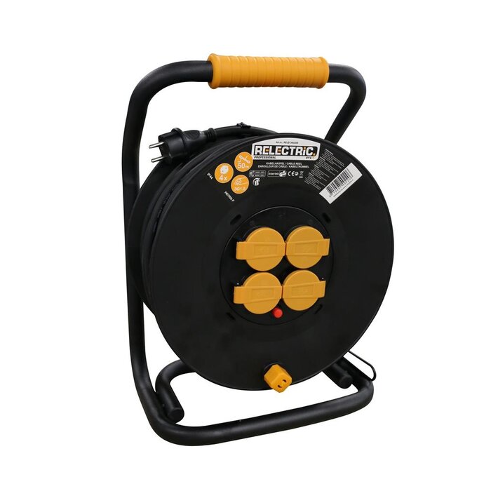 RELECTRIC RELECTRIC PRO CABLE REEL 50 MTR IP44 3X1.5MM