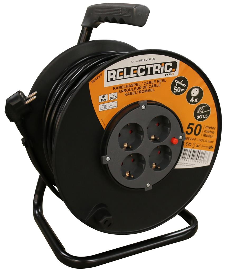 RELECTRIC RELECTRIC CABLE REEL 50 MTR 3X1.5MM