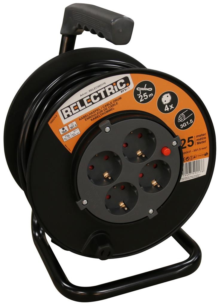 RELECTRIC RELECTRIC CABLE REEL 25 MTR 3X1.5MM