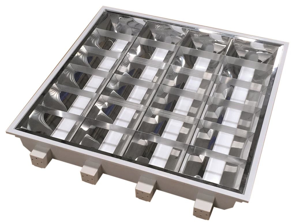 RELED RELIGHT RECESSED LUMINAIRE T8 595X595MM, 4X18W