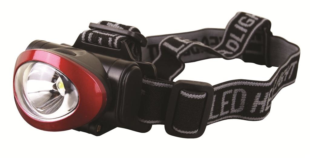 RELED RELED HEADLAMP WITH ELASTIC HEADBAND 1W 20LM