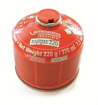 ROTHENBERGER ROTHENBERGER GAS CARTRIDGE TOPGAS 220