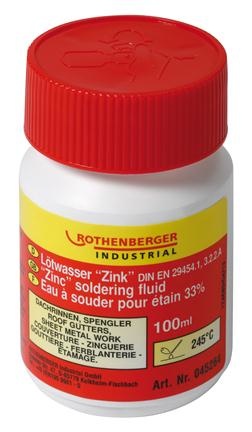 ROTHENBERGER ROTHENBERGER ZINC SOLDER FLUID 100ML, 245 C