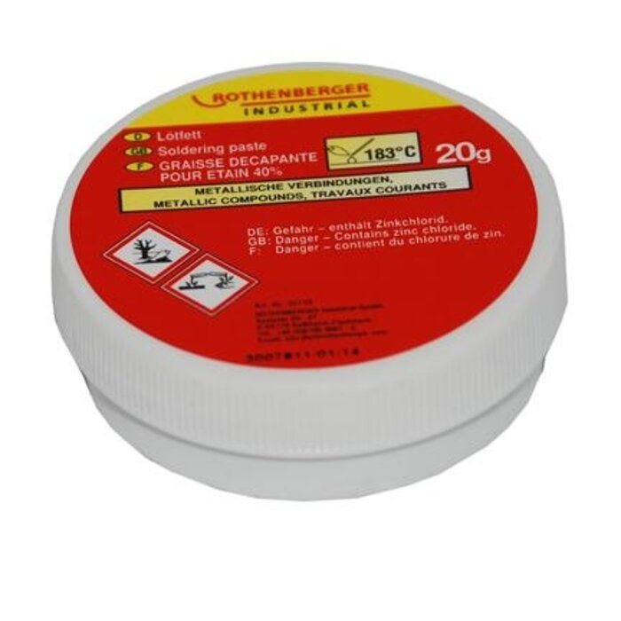 ROTHENBERGER ROTHENBERGER SOLDEERVET, 20G, TIN
