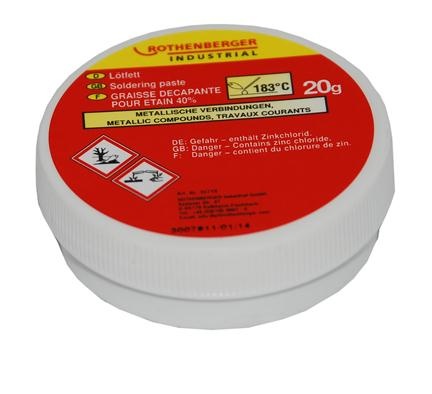 ROTHENBERGER ROTHENBERGER LÖTFETT, 20G, ZINN