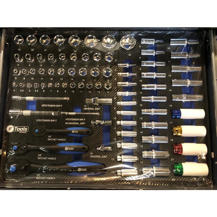 Nize Very luxurious tool trolley with 7 drawers