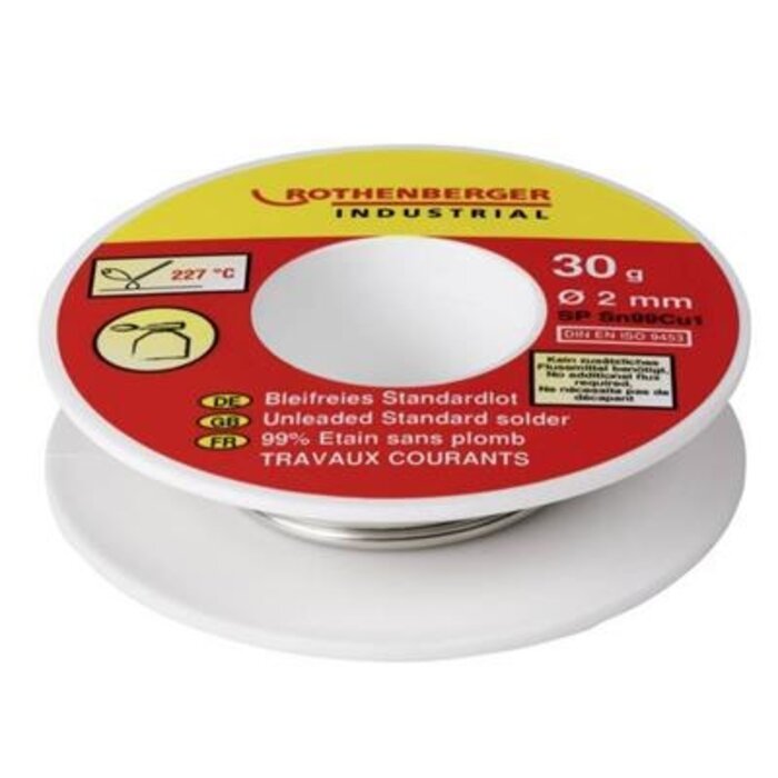 ROTHENBERGER ROTHENBERGER STANDAARD SOLDEER, 2MM, 30G