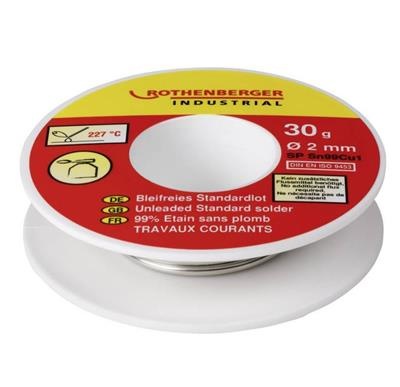 ROTHENBERGER ROTHENBERGER STANDARD SOLDER, 2MM, 30G