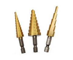 Nize Stappenboor Set Hss Titanium 3 Delig