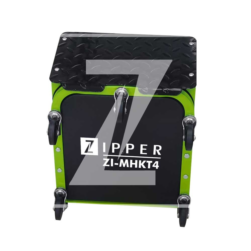 Zipper Machines Austria T4Mobile Assembly stool and step combination.