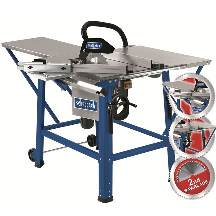 Scheppach TAFELCIRKELZAAG 12 TS310, 230V