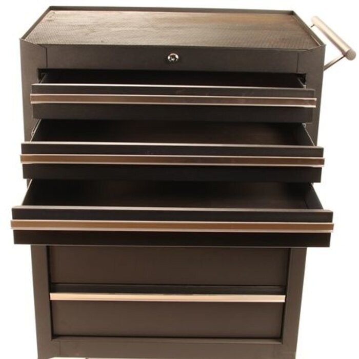 soer Tool trolley 7 drawers black