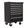 TOOL CAR 2 DRAWERS FILLED 144 DLG BLACK