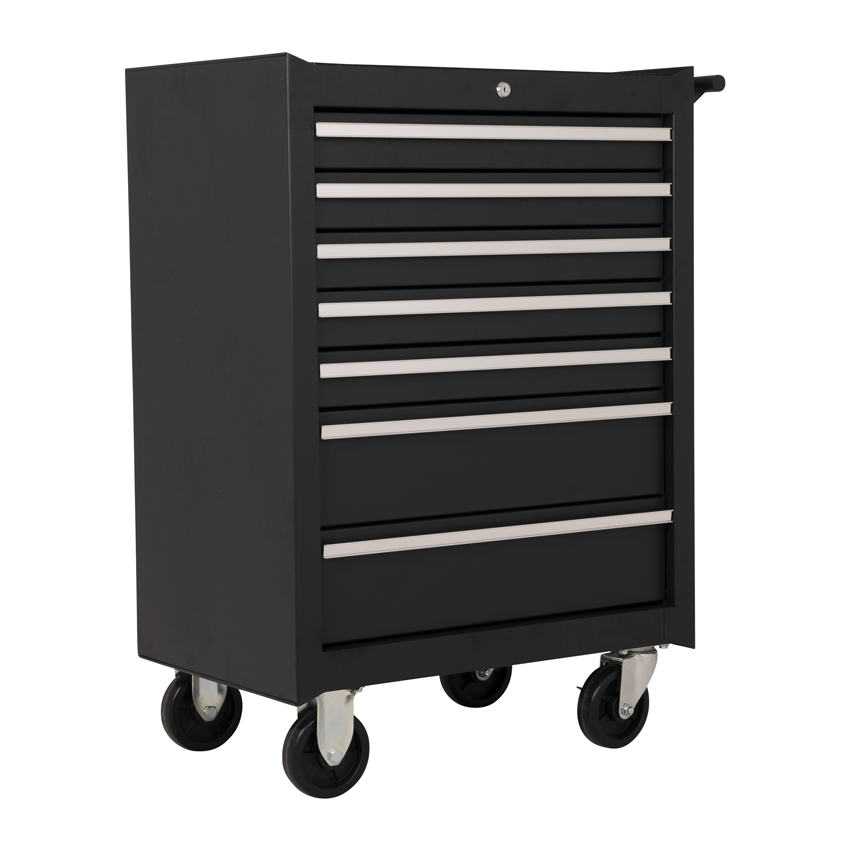 TOP GEAR TOOL CAR 2 DRAWERS FILLED 144 DLG BLACK
