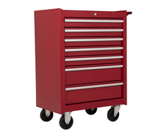 TOP GEAR TOOL CAR 2 DRAWERS FILLED 144 DLG RED