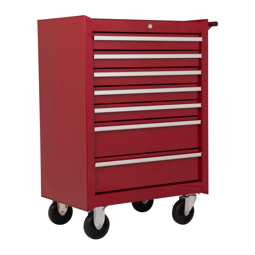 TOP GEAR TOOL CAR 2 DRAWERS FILLED 144 DLG RED