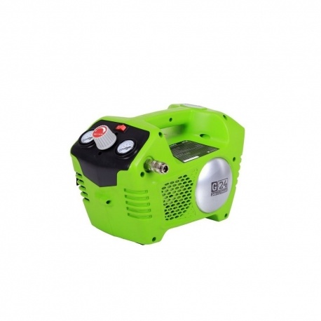 Greenworks 24 VOLT ACCU COMPRESSOR incl accu en lader G24ACK2