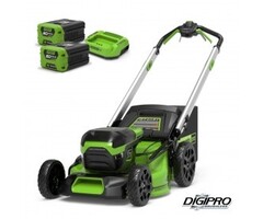 Greenworks 60 Volt cordless lawn mower GD60LM46SPK2X