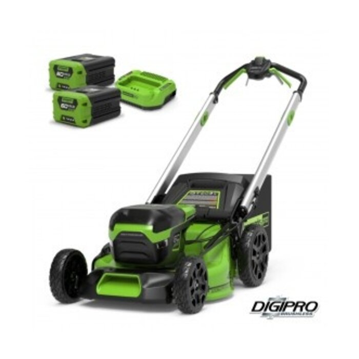Greenworks 60 Volt Akku-Rasenmäher GD60LM46SPK2X