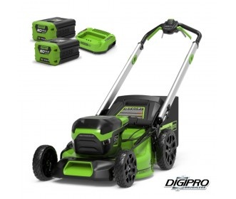 Greenworks 60 Volt Akku-Rasenmäher GD60LM46SPK2X