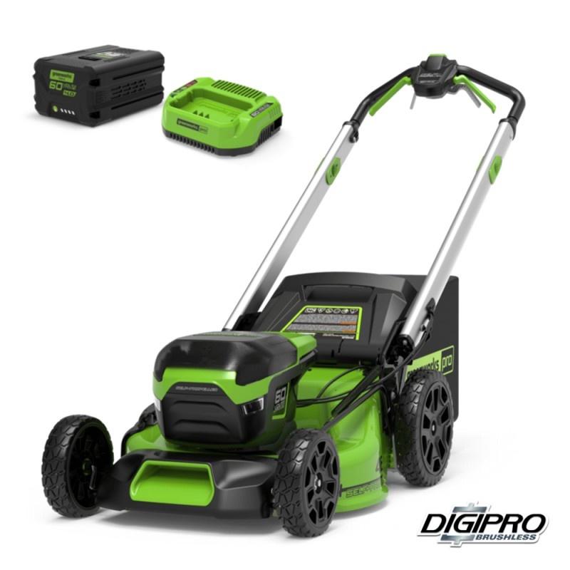 Greenworks 60 Volt Akku-Rasenmäher GD60LM46SPK4