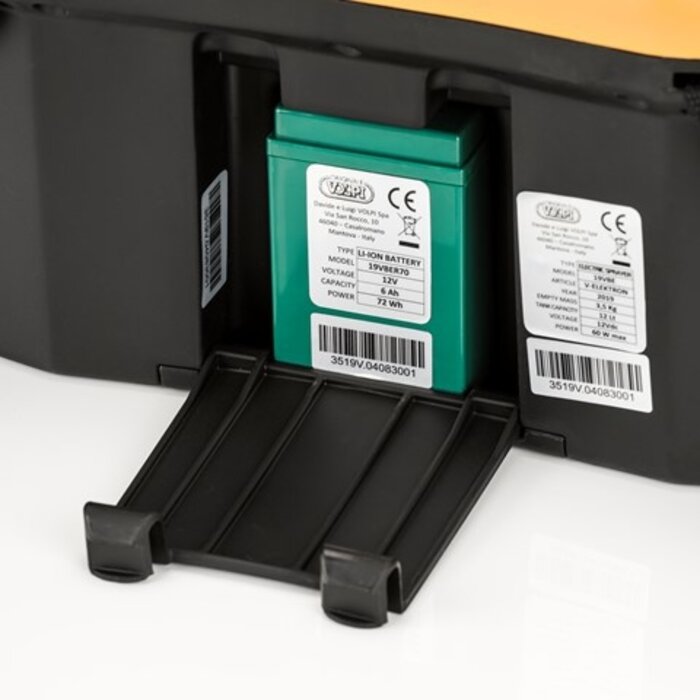 Volpi originale Battery sprayer 12Lt V.blacK 19VBE