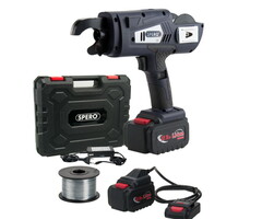 Spero tools Hook nose battery braiding machine incl. 2x Li-ion batteries, charger, battery extender, pliers & case SPVM01B