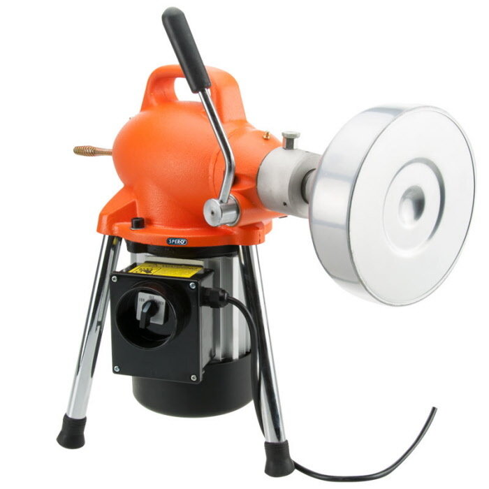 Spero tools 8 & 16mm drain cleaner electrically rotating - 390Watt - complete set