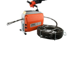 Spero tools 8, 16 & 22mm drain cleaner PRO electrically rotating - 570Watt - complete set