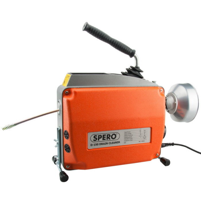 Spero tools 8, 16 & 22mm afvoerontstopper PRO elektrisch roterend - 570Watt - complete set