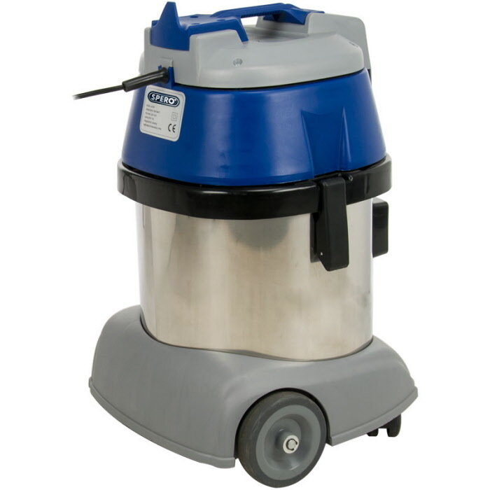 Spero tools Industry Dust & Water Vacuum Cleaner - 1 motor 1000Watt - 15Liter stainless steel tank