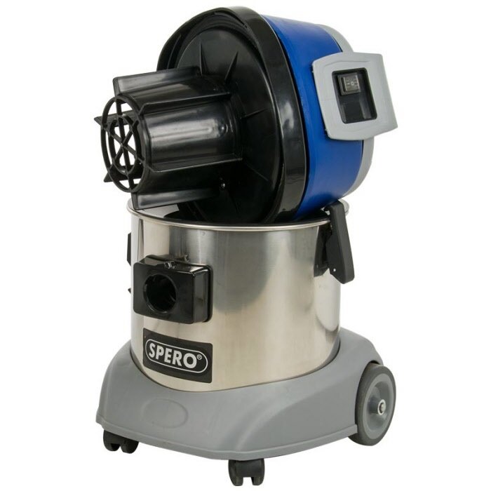 Spero tools Staub- und Wasserstaubsauger für die Industrie - 1 Motor 1000 Watt - 15 Liter Edelstahltank