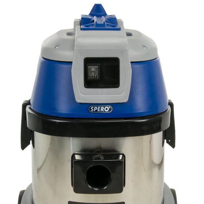 Spero tools Industry Dust & Water Vacuum Cleaner - 1 motor 1000Watt - 15Liter stainless steel tank