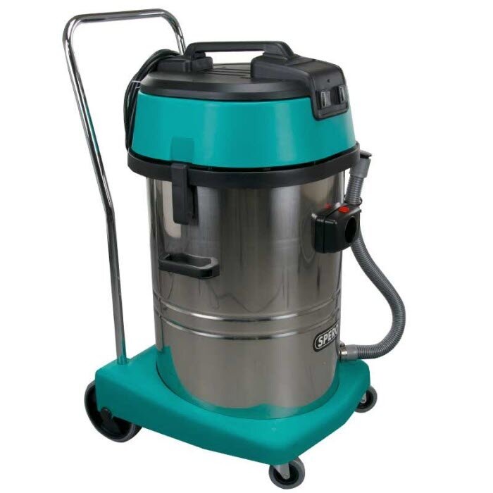 Spero tools Industry Dust & Water Vacuum Cleaner with Autostop - 2 Motors IZ2001AS 2000Watt - 60Liter Stainless Steel Tank